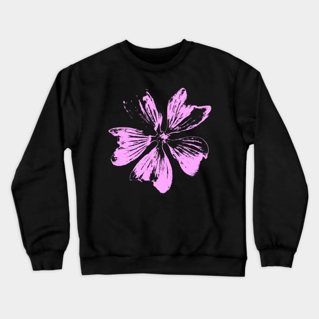 Flower Vintage - Blossom Malva ROSA Crewneck Sweatshirt by Nikokosmos